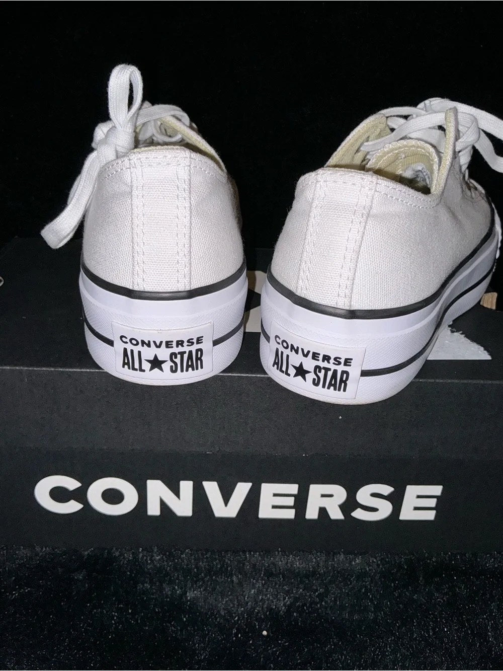 Converse Chuck Taylor All-Star Lift Platform Low Canvas Sneakers Size 6 - Picture 4 of 5